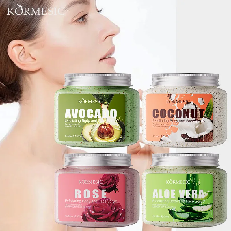 KORMESIC Avocado Facial Scrub Body Cream Lotion Moisturizing Deep Anti Wrinkle Gentle Tender Exfoliation Skin Care thumbnail 2