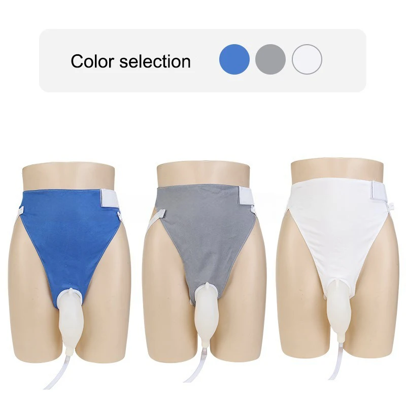 Urine Collector Silicone Reusable Male Elderly Women Urine Collection Bag Toilet Hypo-allergenic For Paralysis Bedridden Patient thumbnail 5