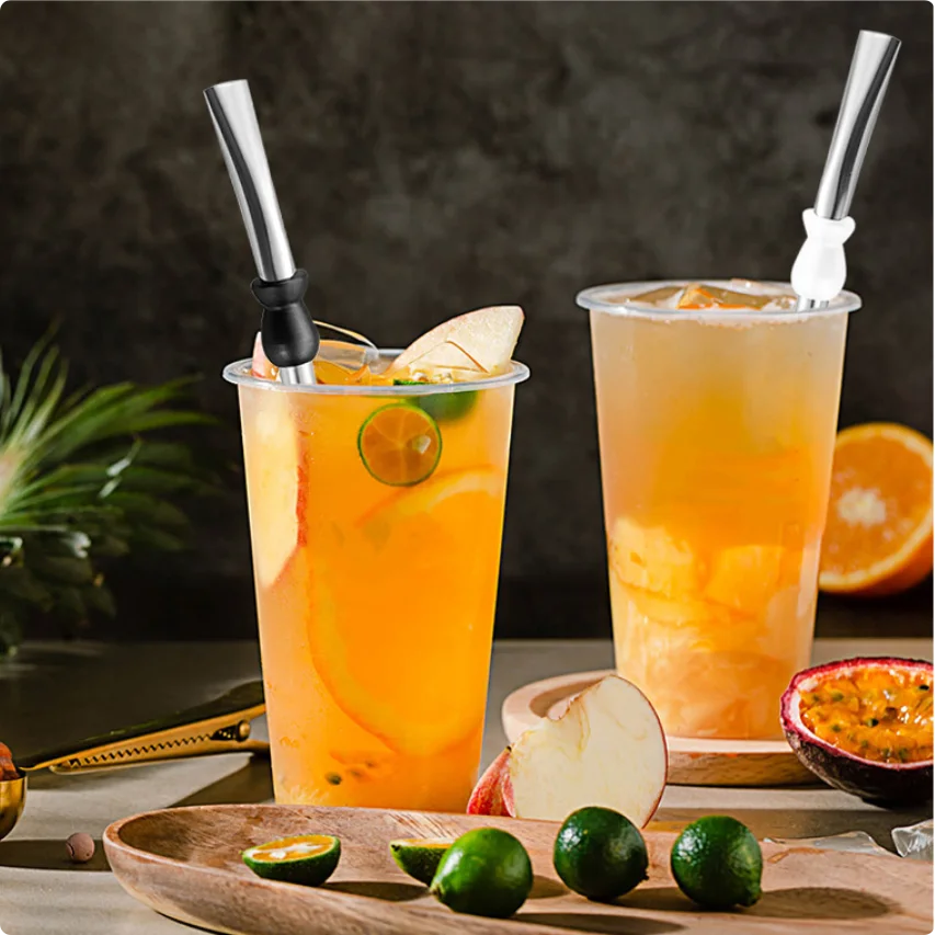 Hot Sale Reusable Straw Spoon Stainless Steel 304 Tea Filter Yerba Mate Bombilla Coffee Spoons Milk Drinking Kitchen Tools thumbnail 5