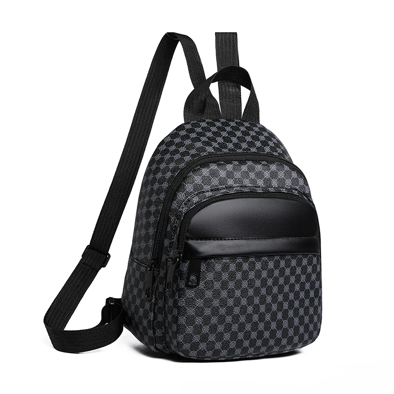 Sleek Multi-purpose Backpack for Daily Travel Stylish Patterned Compact Lightweight Versatile Casual Functional Fashion Bag thumbnail 4