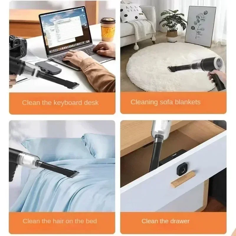 Car Vacuum Cleaner 2900000 Pa 4 In1 Powerful Clean Machine Wireless Blowing Suction Portable Vacuum Cleaner household 2026 thumbnail 5