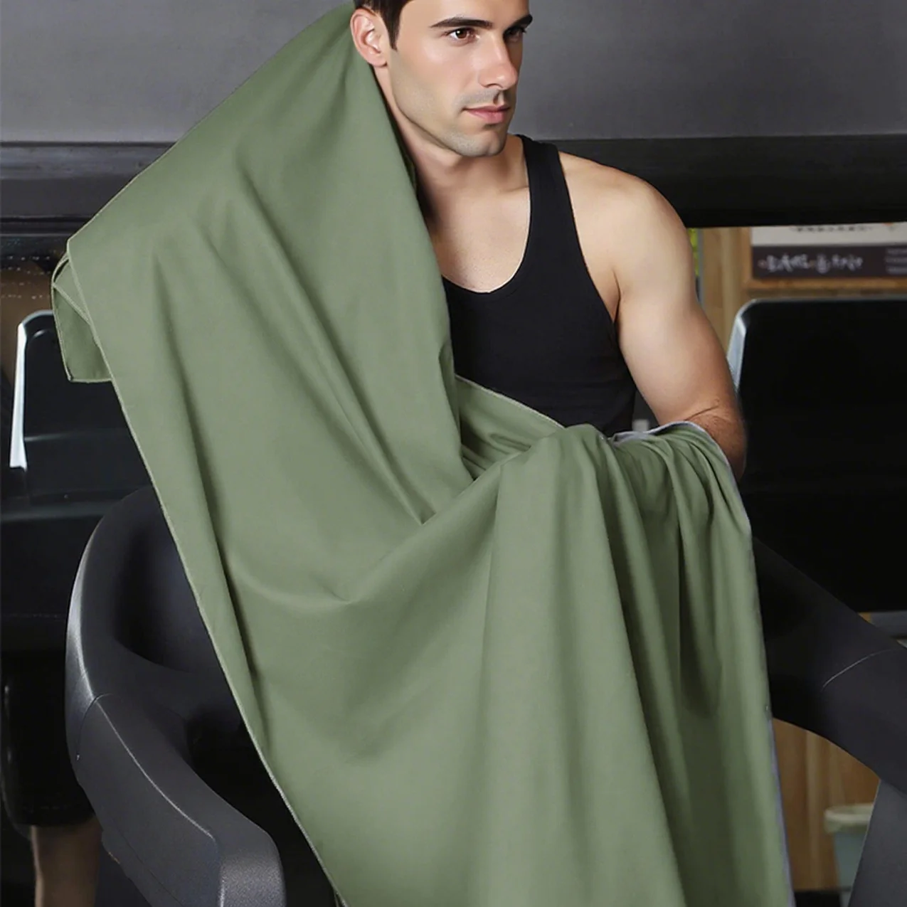 6 Sizes Premium High Quality Microfiber Towel Ultra Absorbent Quick Dry Portable Bag Gym Yoga Beach Camping Travel Lightweight thumbnail 3
