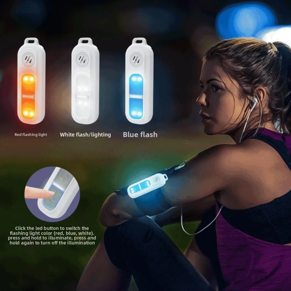 Self Defense Alarm 130dB Personal Alarm Keychain USB Rechargeable For Personal Alarms For Women Alarm Travel For Night Running thumbnail 2