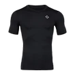 RIGORER Men's Black Compression T-Shirt - Quick Dry Muscle-Fit Gym Workout Top for Running Basketball Bodybuilding thumbnail 4