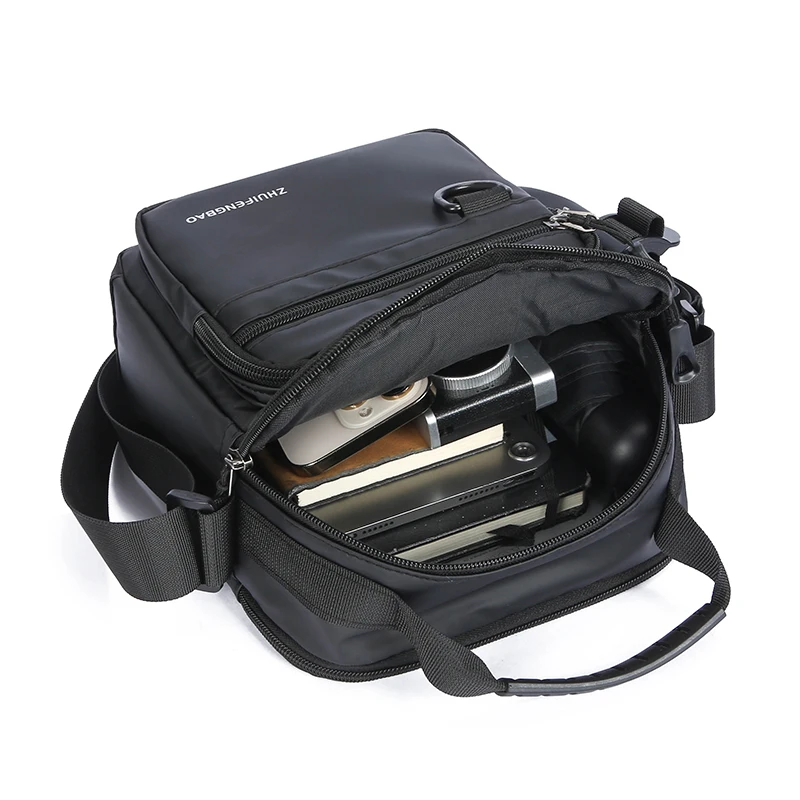 Fashion Casual Men's Bag Handbag High Quality Man Crossbody Bags Travel Bag Stylish Men's Shoulder Bag with Bottle Pocket thumbnail 5