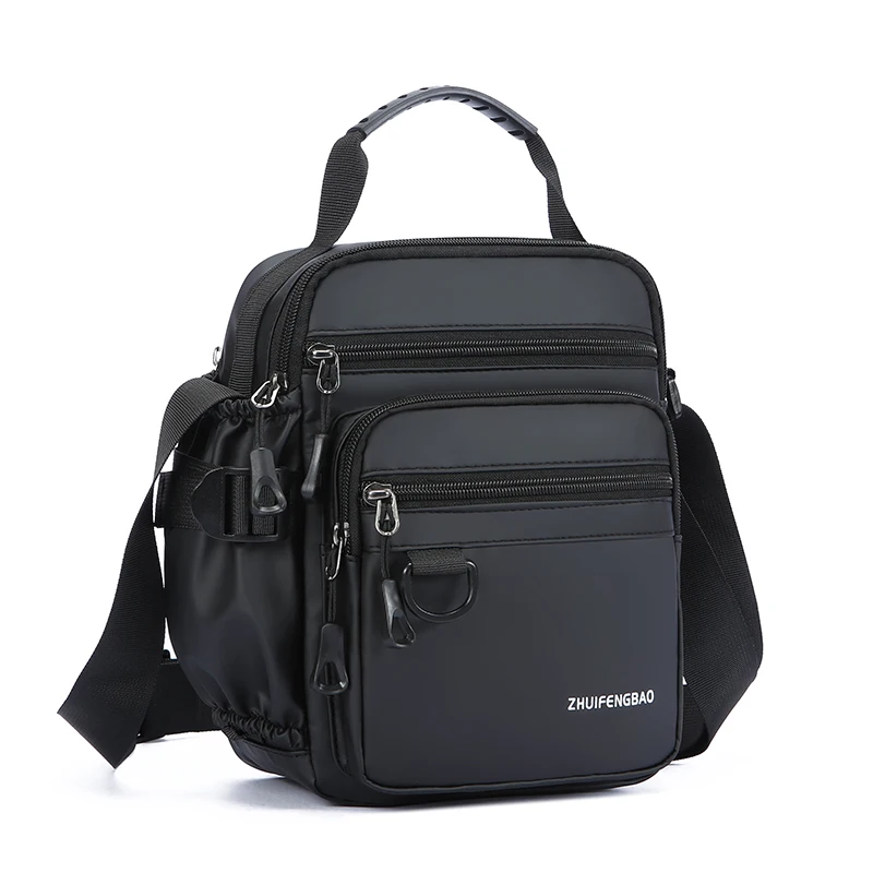 Fashion Casual Men's Bag Handbag High Quality Man Crossbody Bags Travel Bag Stylish Men's Shoulder Bag with Bottle Pocket thumbnail 2