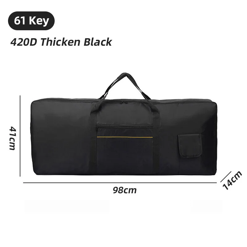 Clearance Instrument Handbag 61 key Keyboard Bag Guiter Bag Large Space Multifunctional Simple Instrument Cover Case thumbnail 2