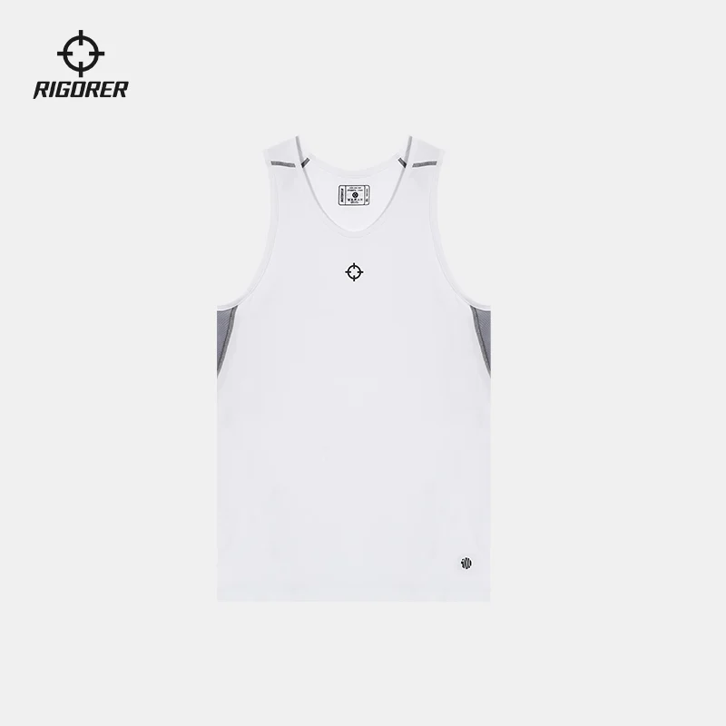 RIGORER Men's Quick Dry Compression Vest - Breathable Tight Sports Fitness Vest for Basketball & Running Training Outdoor Vest