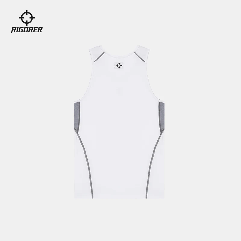 RIGORER Men's Quick Dry Compression Vest - Breathable Tight Sports Fitness Vest for Basketball & Running Training Outdoor Vest thumbnail 2