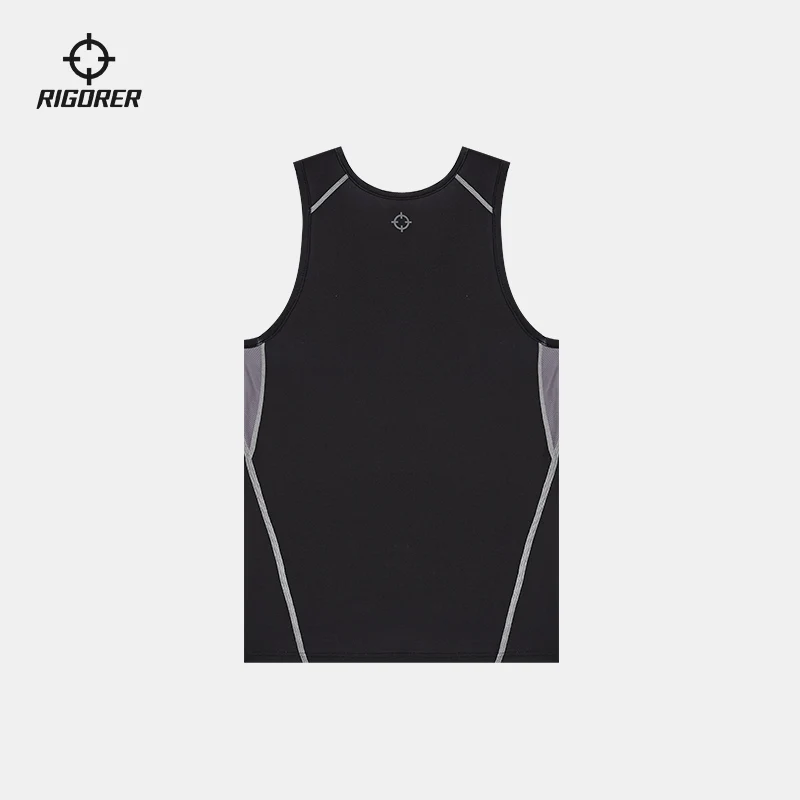 RIGORER Men's Quick Dry Compression Vest - Breathable Tight Sports Fitness Vest for Basketball & Running Training Outdoor Vest thumbnail 4