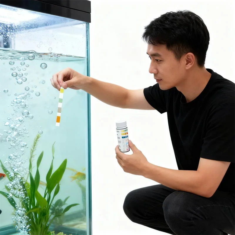 Aquarium Test Strips Freshwater PH Water Quality Test Kit for Fish Tank Swimming Pool Ammonia Nitrite Testing Aquario Marinho thumbnail 3