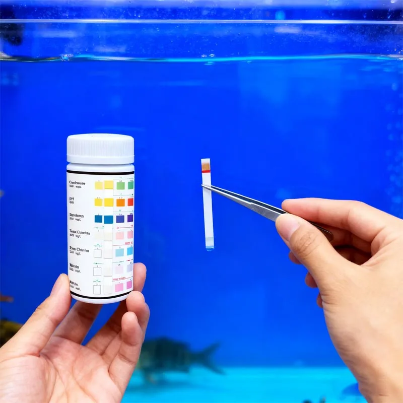 Aquarium Test Strips Freshwater PH Water Quality Test Kit for Fish Tank Swimming Pool Ammonia Nitrite Testing Aquario Marinho thumbnail 4