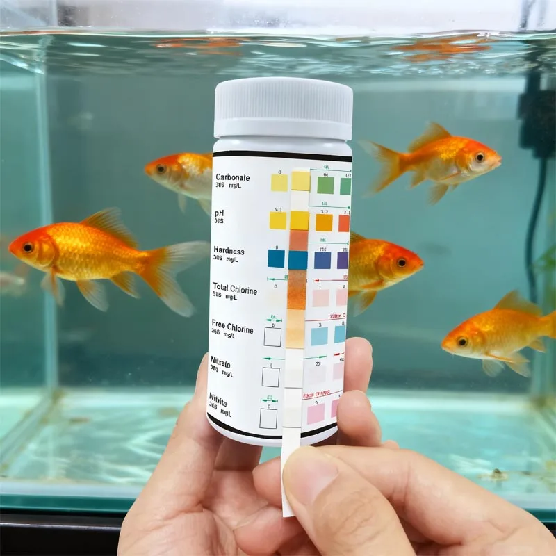 Aquarium Test Strips Freshwater PH Water Quality Test Kit for Fish Tank Swimming Pool Ammonia Nitrite Testing Aquario Marinho thumbnail 5