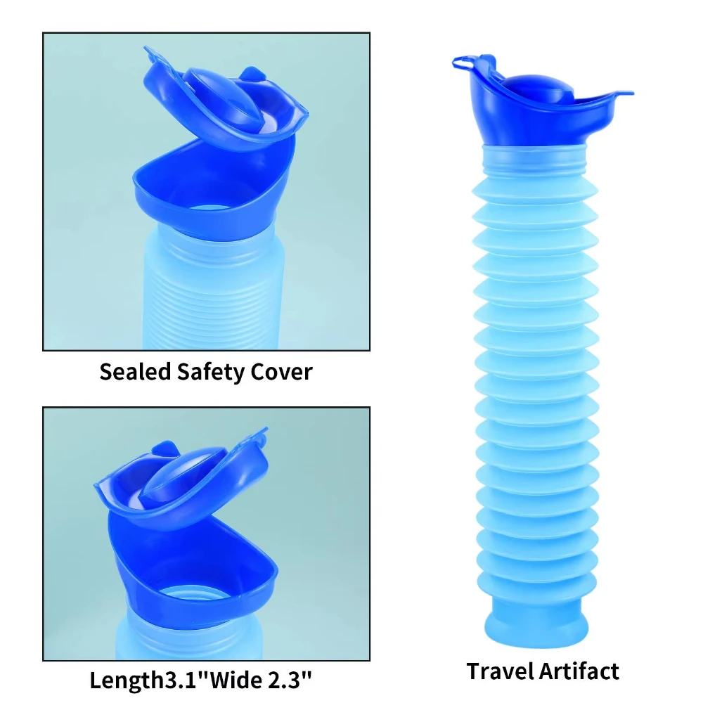Portable Telescopic Car Urinal for Outdoor Camping Hiking Travel Emergency Squat Free Lightweight Urinal ﻿ thumbnail 3