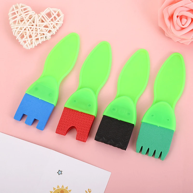 3-6PCS/Set Various Shape Painting Sponge Brush DIY Graffiti Gadgets School Artclass Drawing Props Art Craft Creativity Tools ZYF thumbnail 2