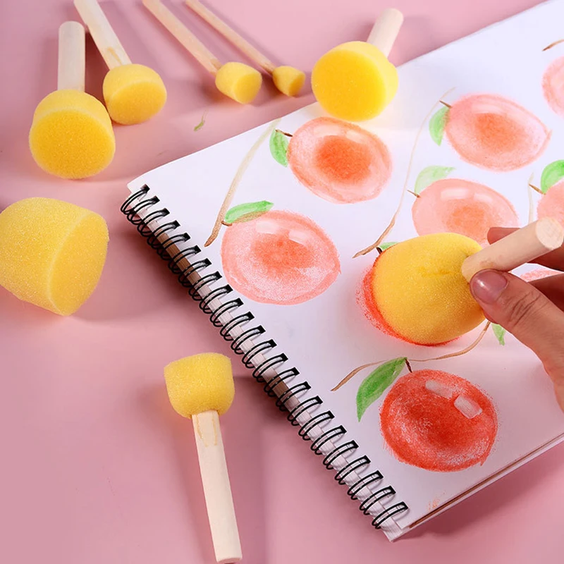 3-6PCS/Set Various Shape Painting Sponge Brush DIY Graffiti Gadgets School Artclass Drawing Props Art Craft Creativity Tools ZYF thumbnail 3