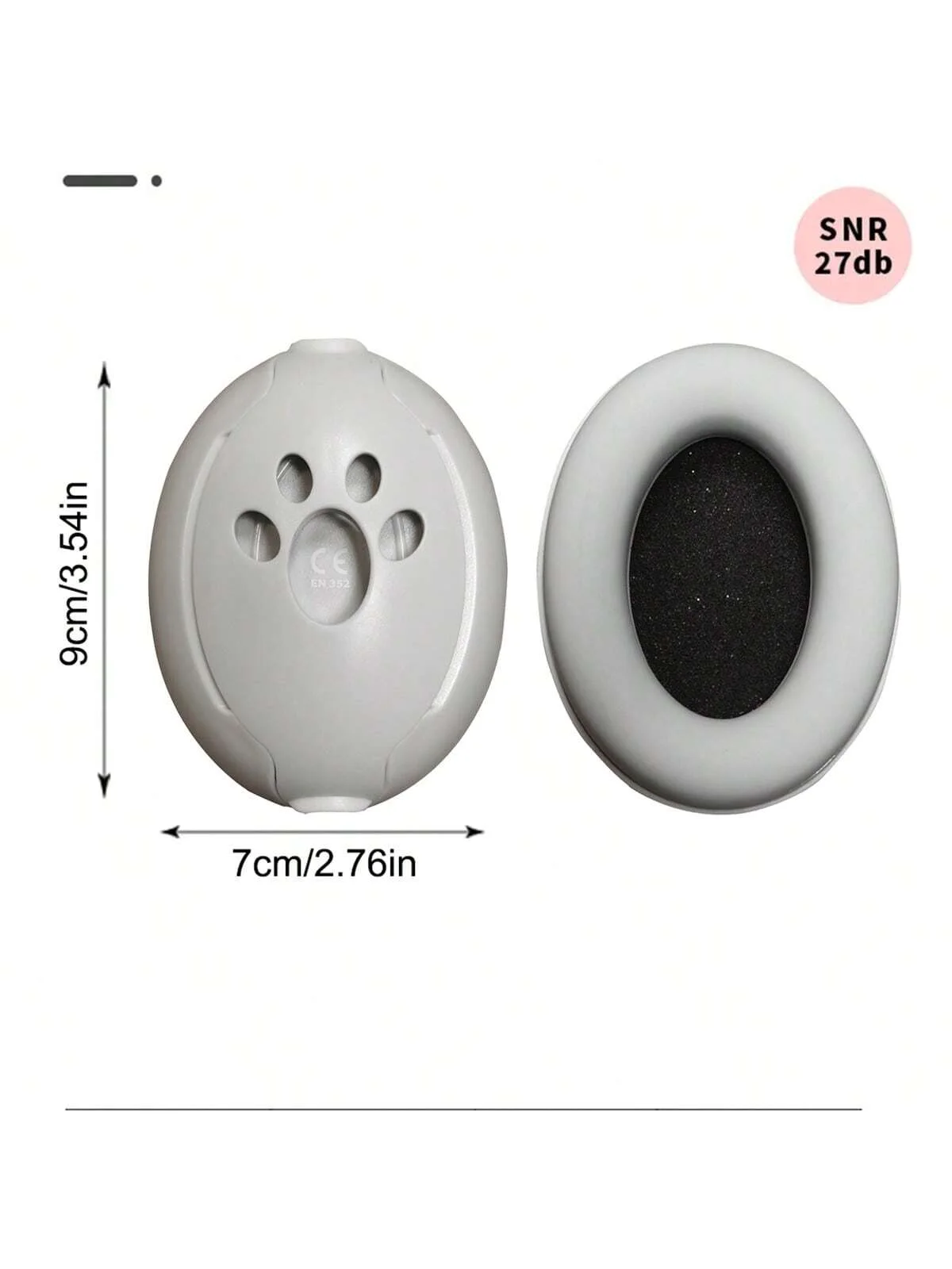 Baby Ear Protection for Babies and Toddlers Noise Reduction Earmuffs Baby Headphones Against Hearing Damage Improves Sleep thumbnail 3