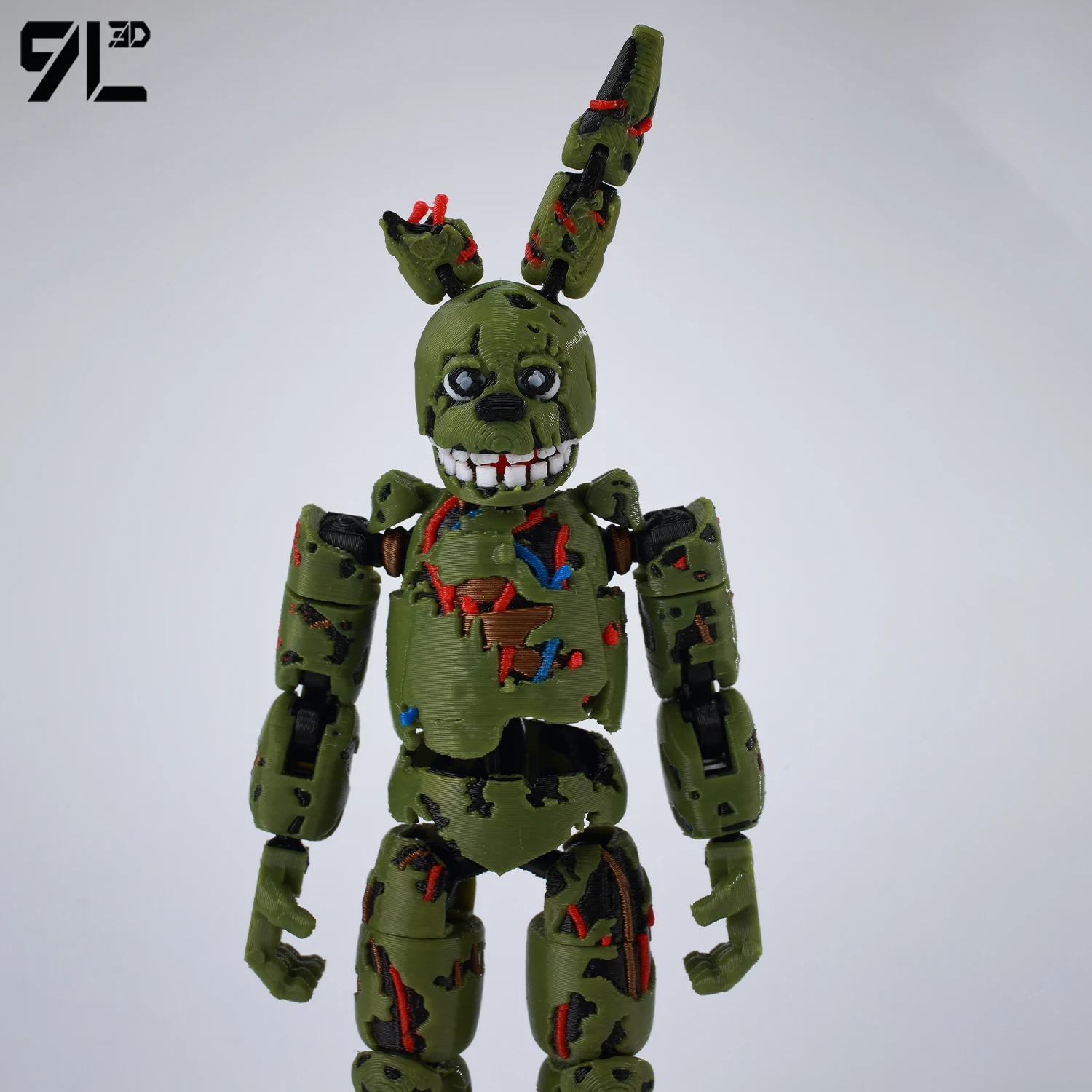 9L3D Printed FNAF Freddy Fazbear's Pizza Springtrap Toys Action Figures Anime Model Lucky13 Dummy13 Titan13 Ornaments Gifts thumbnail 6