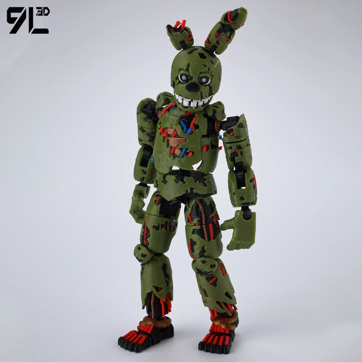 9L3D Printed FNAF Freddy Fazbear's Pizza Springtrap Toys Action Figures Anime Model Lucky13 Dummy13 Titan13 Ornaments Gifts thumbnail 5