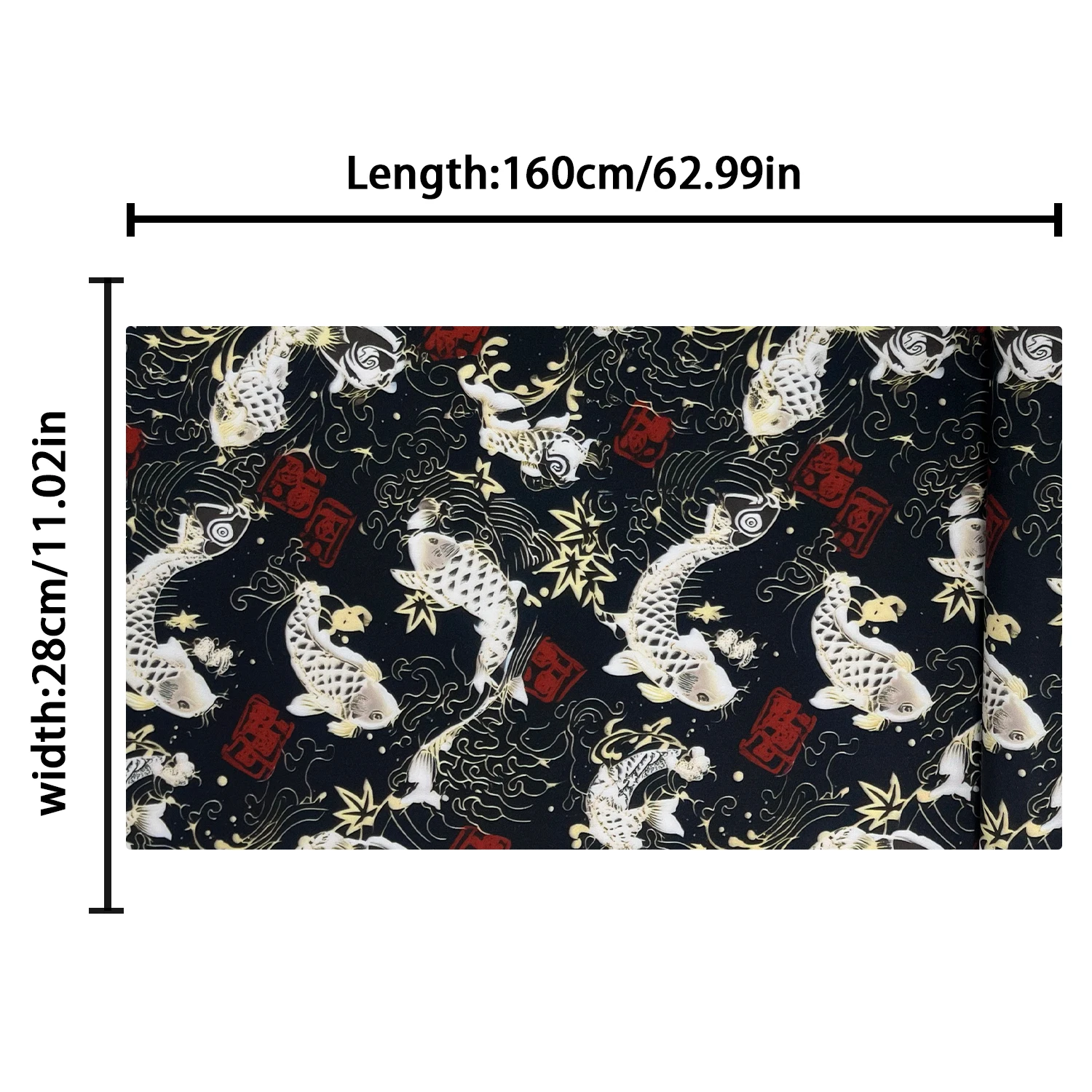 1 Roll Car Interior Modification Self Adhesive Fabric JDM Style Decorative Stickers Universal A Pillar Car Decals 28x160cm thumbnail 2