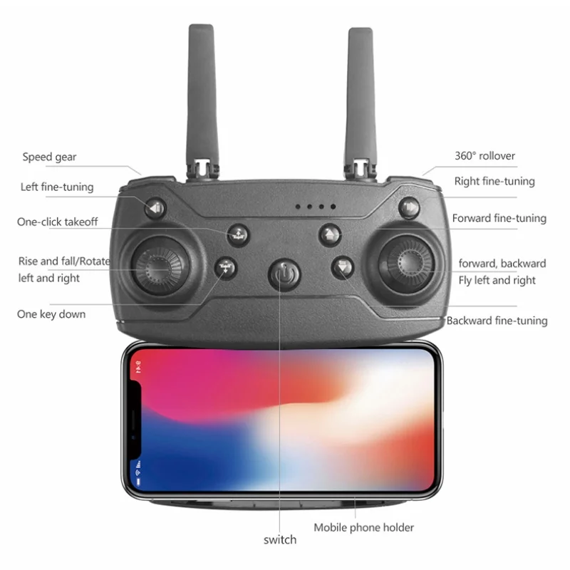YP1 2026 New Drone with HD Camera App Control Optical Flow Stable 360° Aerial Photography Quadcopter Gift thumbnail 6