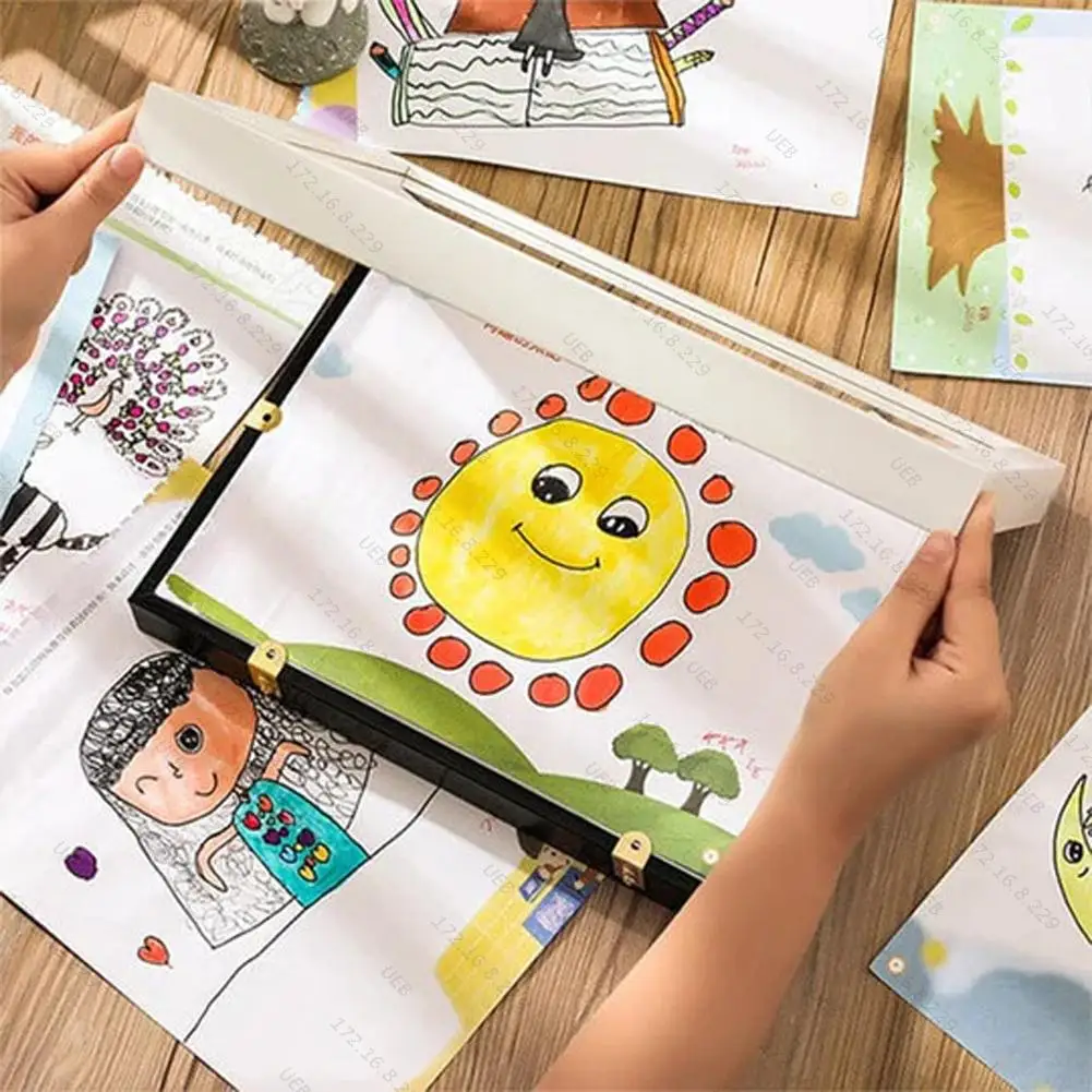 Children Art Frames Magnetic Front Open Changeable Kids Frametory for Art Poster Photo Drawing Paintings Display Home Decor thumbnail 5