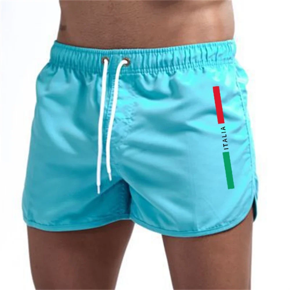 New men's quick-drying beach shorts fitness shorts summer swimwear leisure sports men's swimming board tide beach thumbnail 6