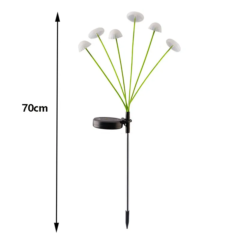 Solar Garden Lights Dual Mode LED Solar Mushroom Lights Waterproof Decor Yard Patio Pathway Jellyfish for Garden Ambiance thumbnail 6