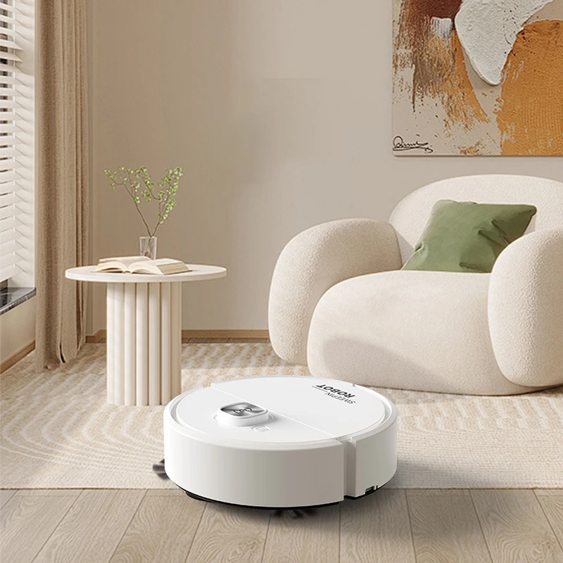 Mini Vacuum Cleaner 3-in-1 Robot Vacuum Cleaner Intelligent Sweeping Robot Household Dust Sweeping Mopping for Home Floor Carpet thumbnail 3