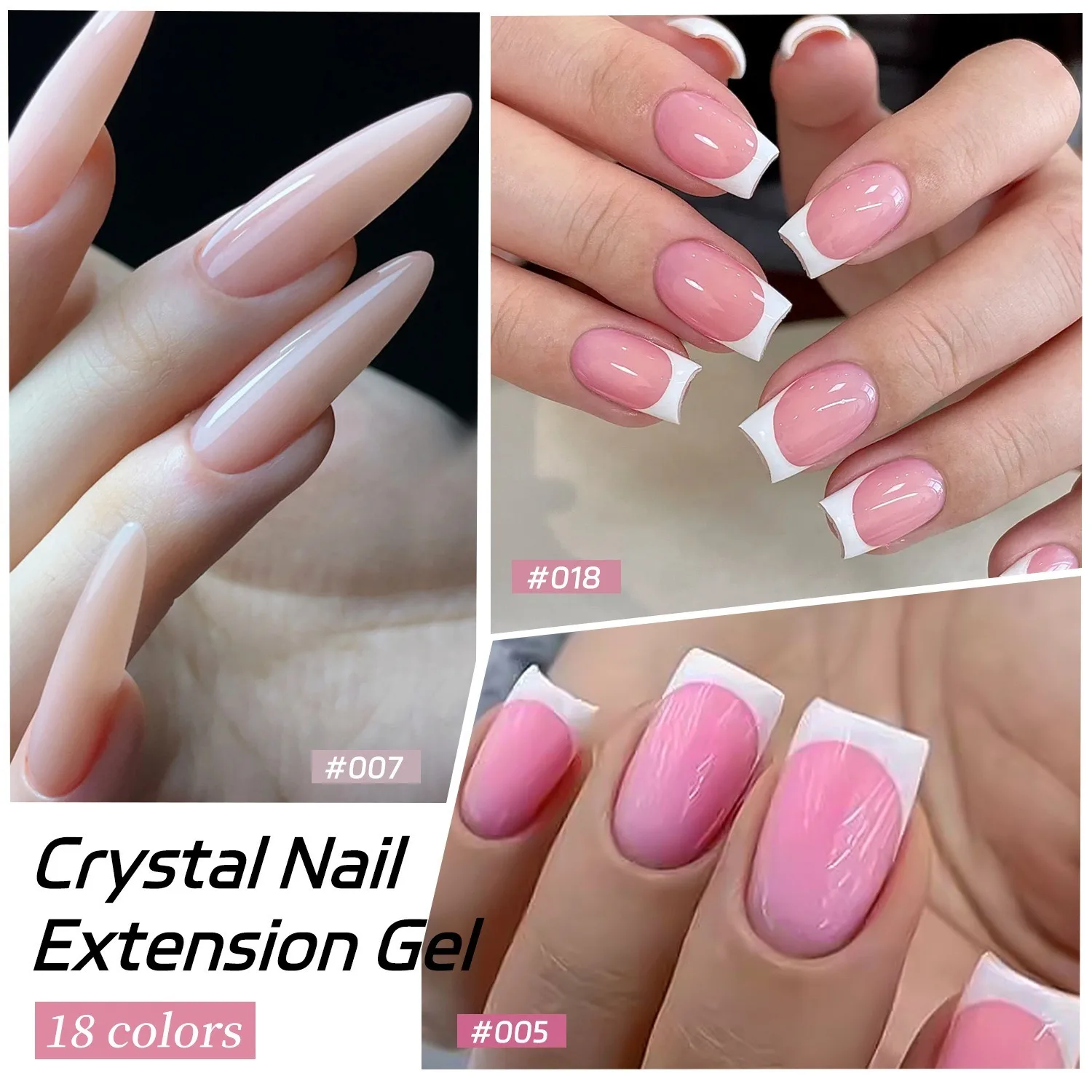 18 Colors 30ml Quick Extension Nail Solid Gel Nude Milk White Gel Nail Polish UV Semi Permanent Nails Art For Manicure Tools thumbnail 3