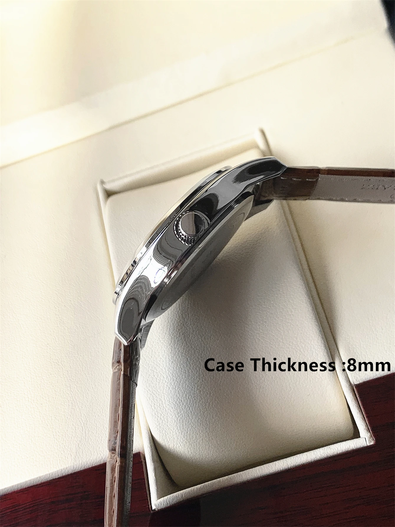 PABLO RAEZ Real Photos Top Brand Luxury Man Wristwatch Waterproof Diamond Date Leather Watch Quartz Fashion thumbnail 4