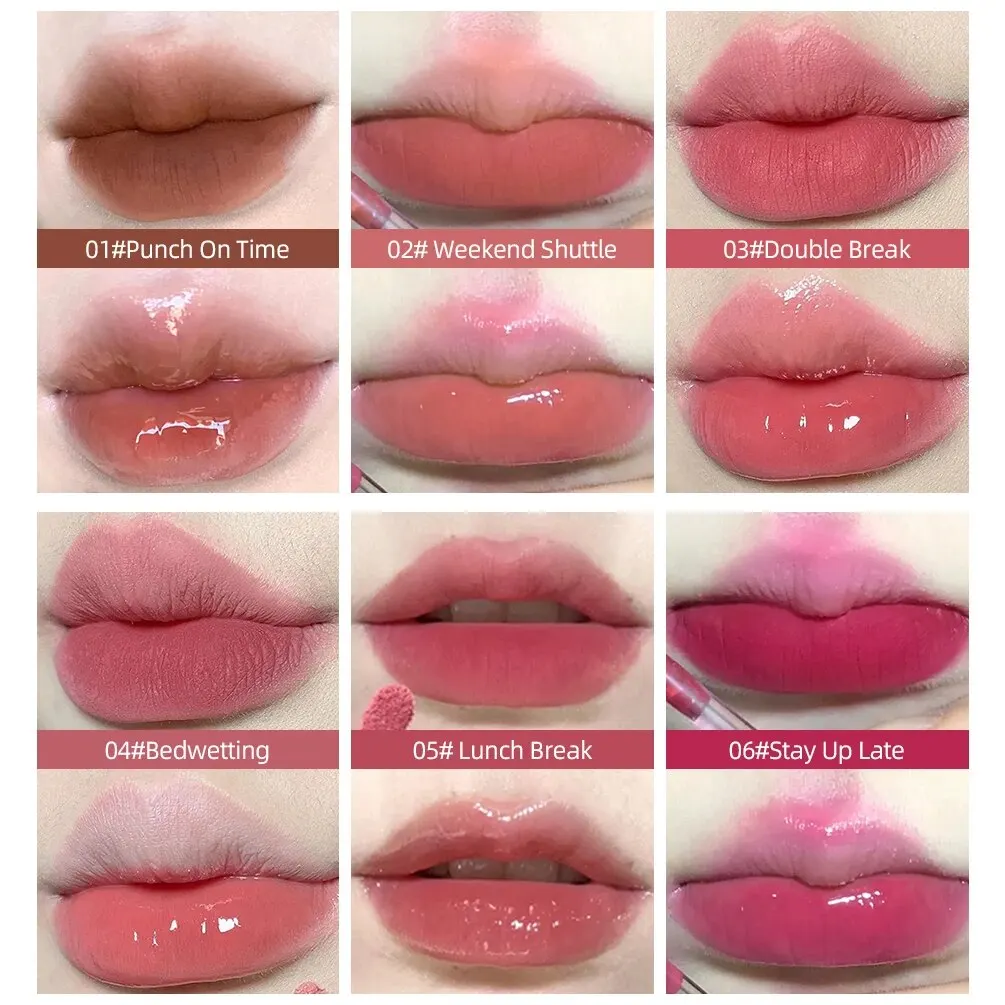 CACE Sexy Red Liquid Lipstick Moisturizing Lip Glaze Tint Long Lasting Matte Lip Mud Waterproof Velvet Lipstick Lips Cosmetics thumbnail 4