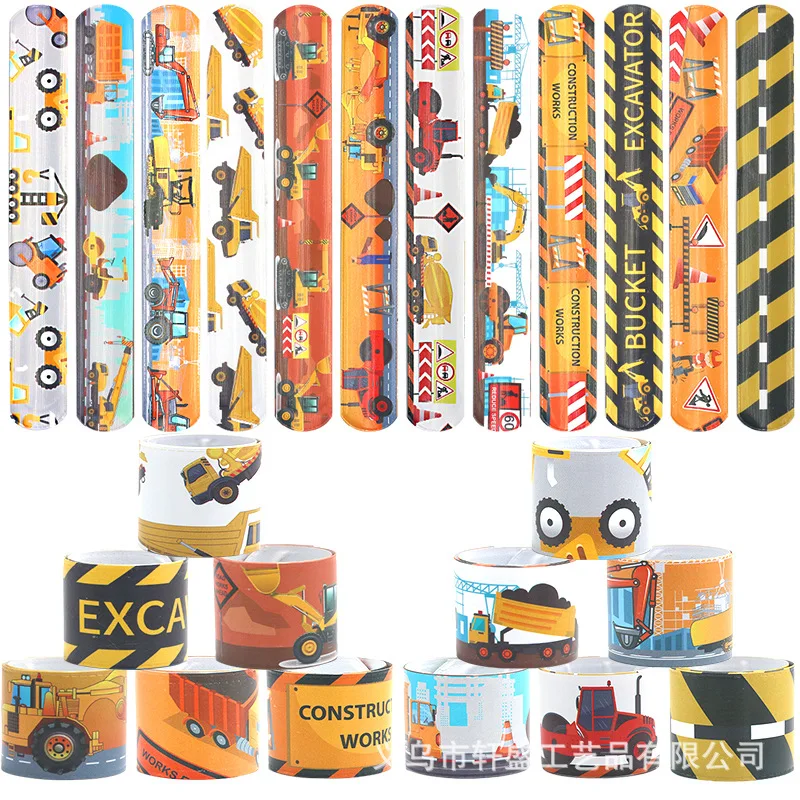 Construction Birthday Party Disposable Tableware Baby Shower Excavator Truck Tractor Construction Kids Birthday Decoration Favor thumbnail 6