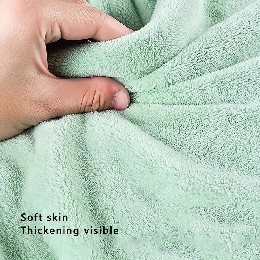 New Coral Fleece Bath Towel for Infants and Children, Suitable for Use in Bathrooms, Swimming Pools, Beaches, and Families. Can Be Used as a Newborn Blanket. Super Absorbent, Comfortable and Soft Fabric. New Pattern Design. Microfiber. Suitable for Infants and Children Aged 0-3 Years. Ideal as a Top Choice for Baby Christmas Gifts thumbnail 5