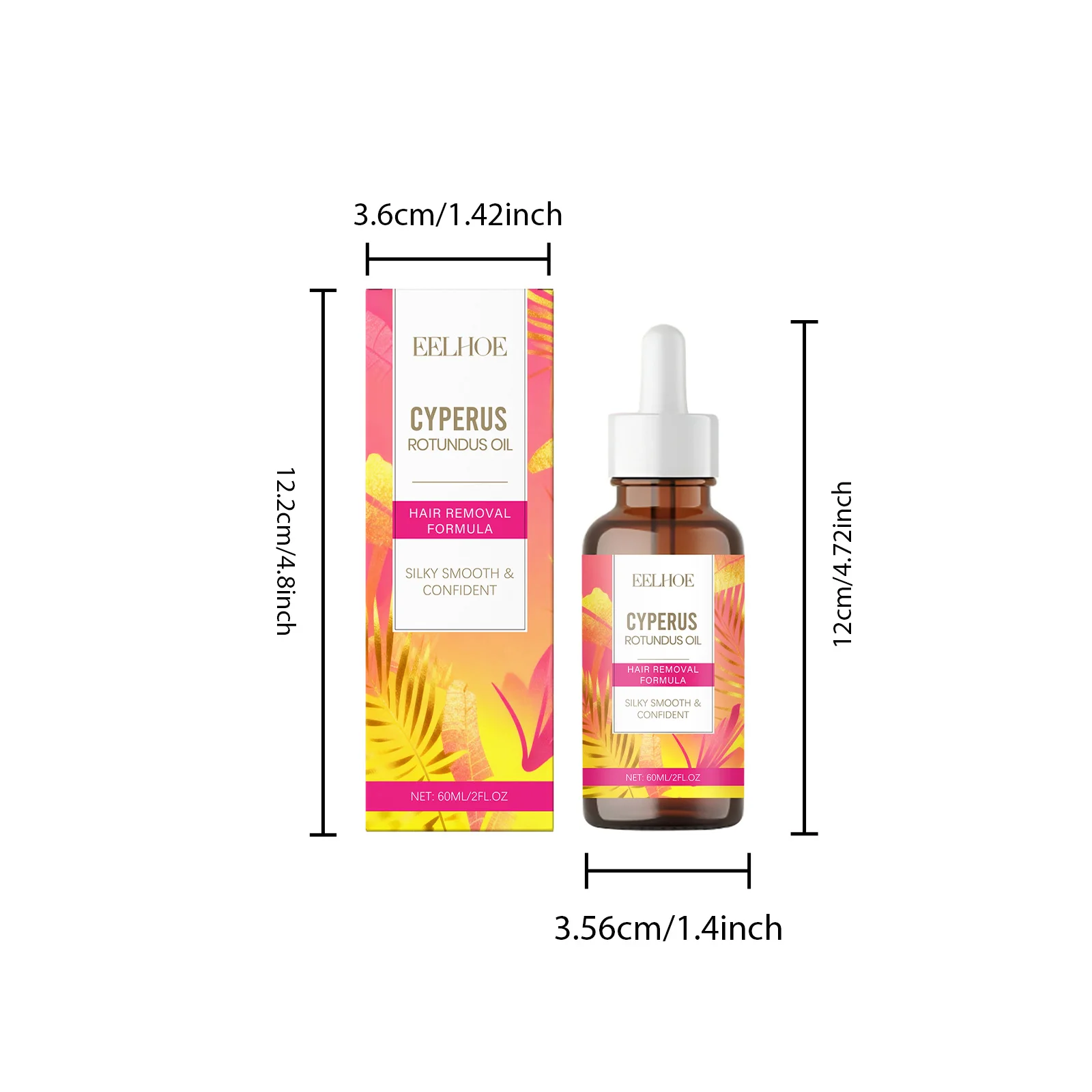 Cyperus Rotundus Oil Body Post Hair Removal Soothing Oil Hair Growth Inhibitor Depilatory After Epilation Care for Smooth Skin thumbnail 6
