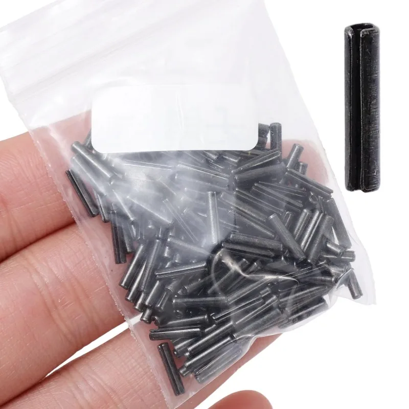 200pcs Car Remote Flip Key Blade Fixing Roll Pin Split Pins Replacement Kit For Ford Peugeot Key Shell Repair Accessories Steel thumbnail 2