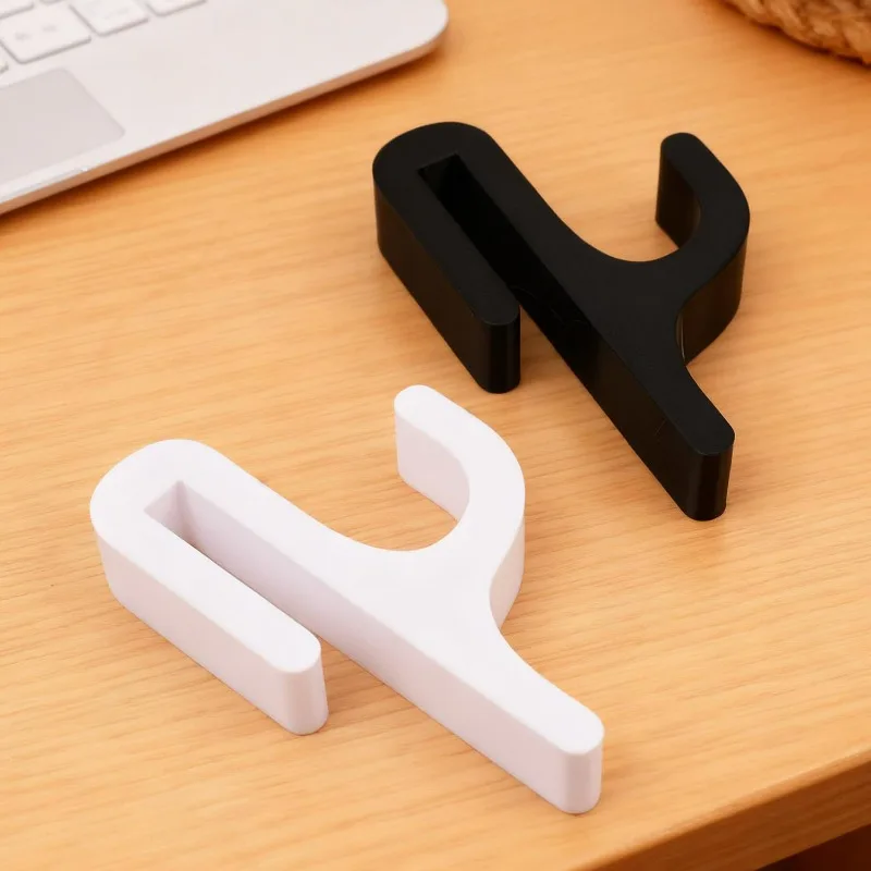 20/1x Shower Door Hooks White Black Glass Door Hooks for 6 Mm Thick Wall Glass Easy To Install Robes Towels Clothing No Drilling thumbnail 6