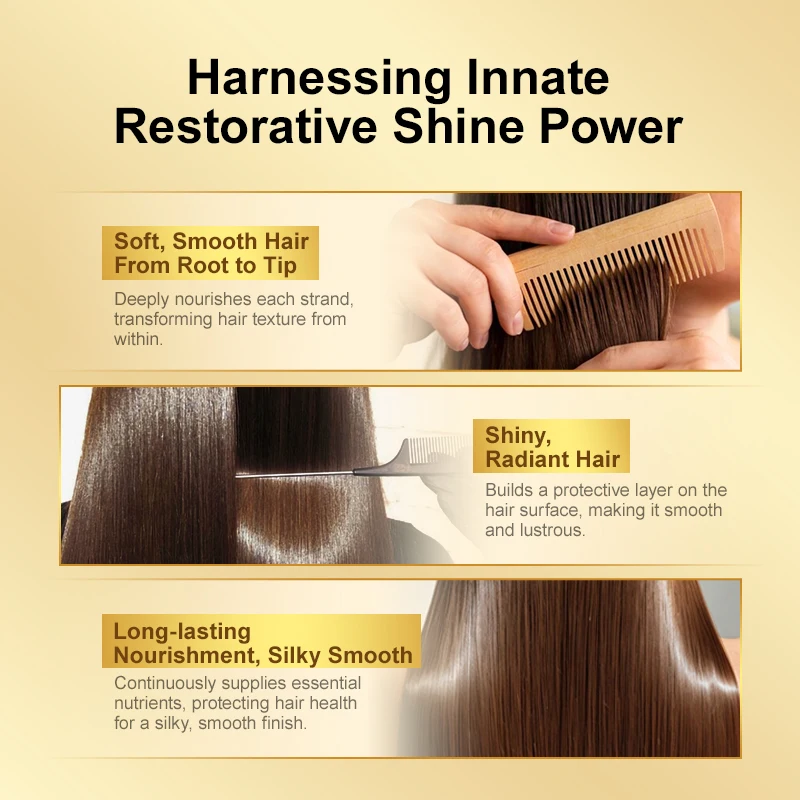 PURC Smoothing Argan Oil Hair Care Nourishing Soft Repair Damaged Frizz Hair Serum Scalp Treatment Hair Care Products thumbnail 3