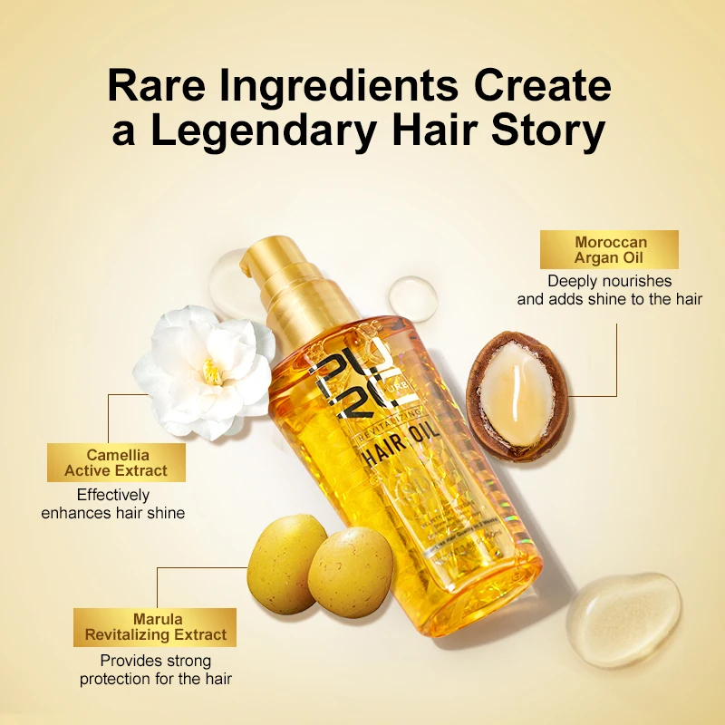 PURC Smoothing Argan Oil Hair Care Nourishing Soft Repair Damaged Frizz Hair Serum Scalp Treatment Hair Care Products thumbnail 5