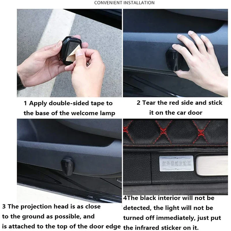 VIP#4 Car Door Welcome Light Projector LED Lights Lamp thumbnail 2
