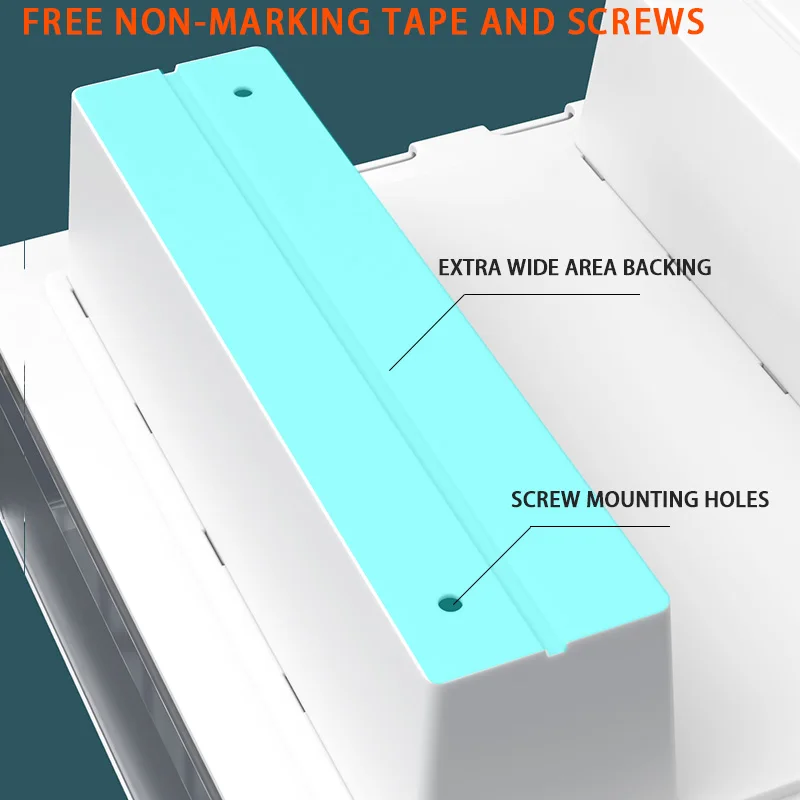 Universal No-Drill Under-Desk Drawer | Adhesive, Hidden Storage Organizer for Office or Home with Large Capacity thumbnail 2