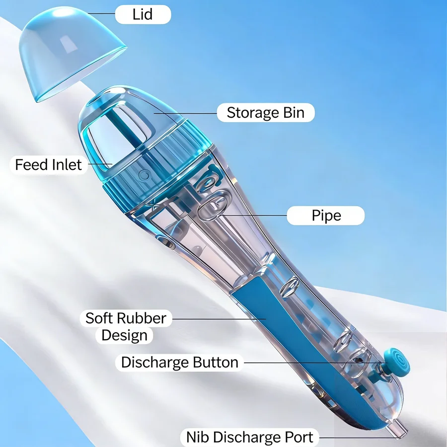 Automatic Bead Pen with Ergonomic Grip, Jewelry Craft Tool for DIY Bracelets, Rhinestone Dispenser Easy Press Beads Tool thumbnail 4