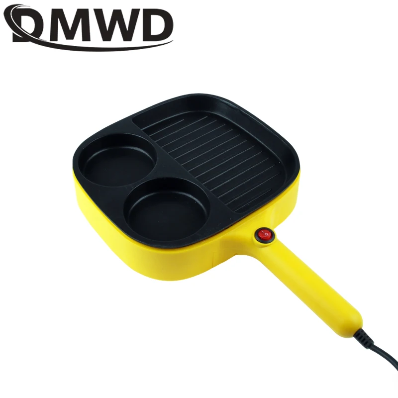 DMWD Multifunctional Electric Frying Pan Non-stick Egg Burger Cooker Smokeless Steak Machine  Omelette Breakfast Machine 220V thumbnail 3