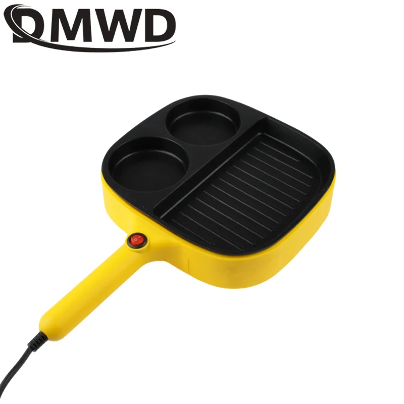 DMWD Multifunctional Electric Frying Pan Non-stick Egg Burger Cooker Smokeless Steak Machine  Omelette Breakfast Machine 220V thumbnail 2