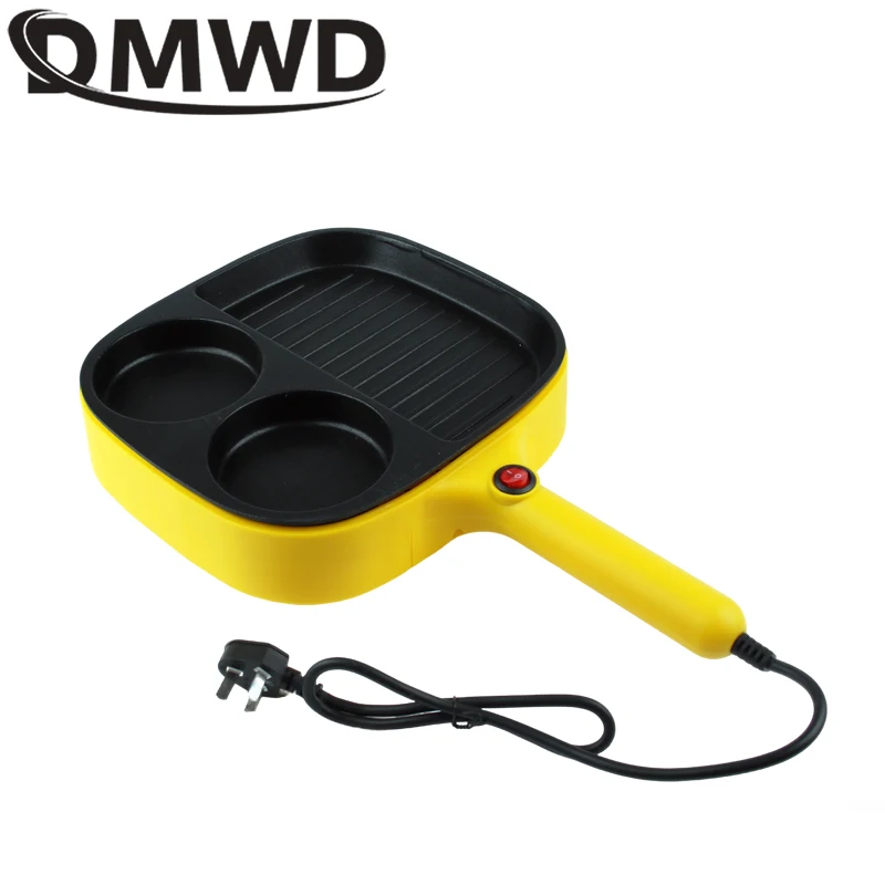 DMWD Multifunctional Electric Frying Pan Non-stick Egg Burger Cooker Smokeless Steak Machine  Omelette Breakfast Machine 220V thumbnail 6