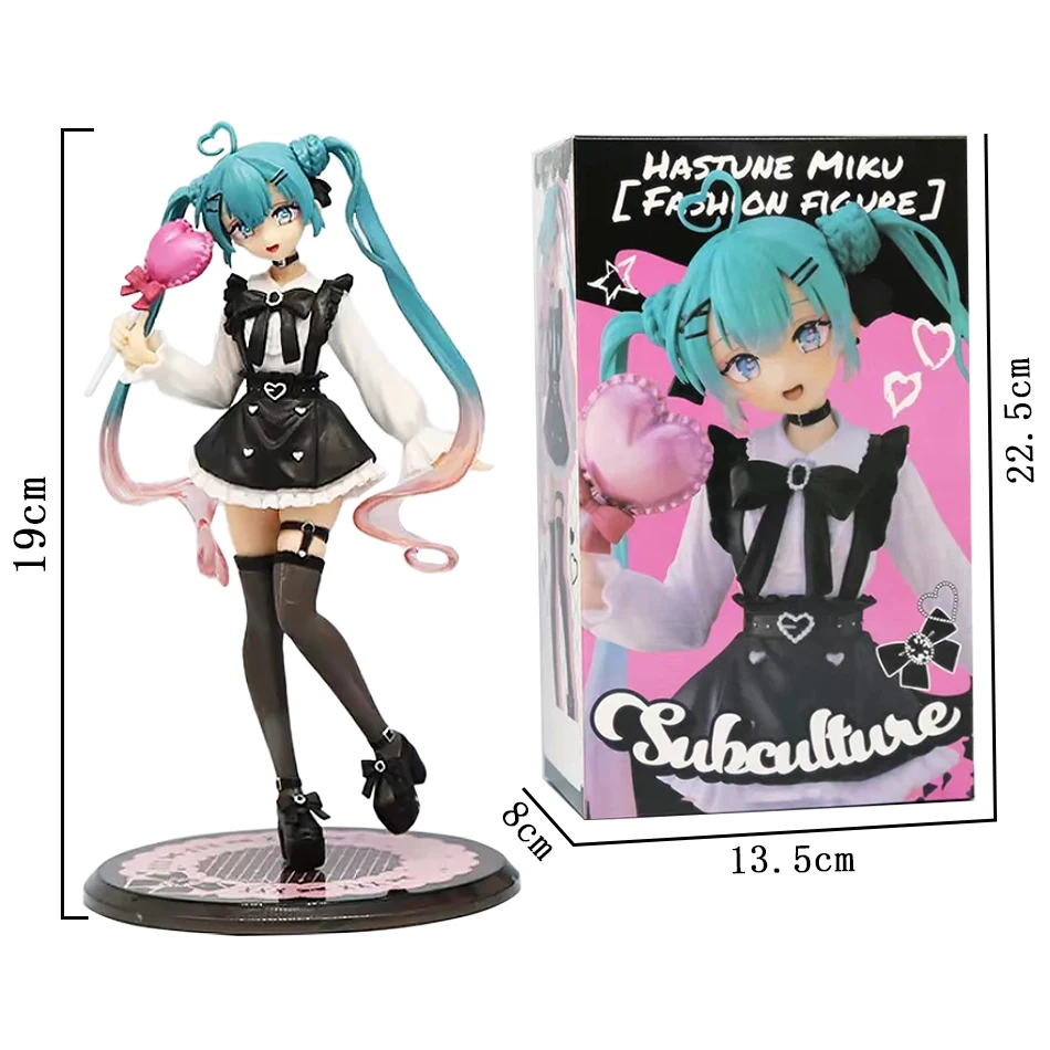 New In Stock Hatsune Miku In A World With Closed Windows Collectible Anime Action Kwaii Miku Figures Model Toys Christmas Gifts thumbnail 5