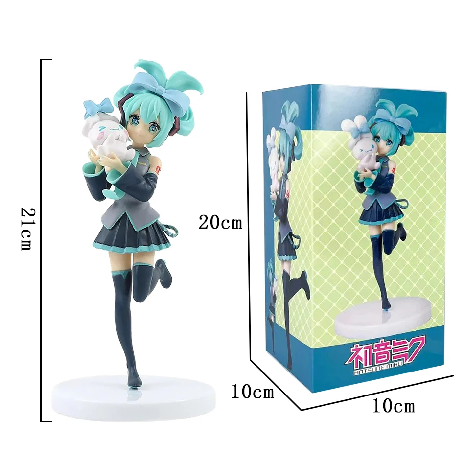 New In Stock Hatsune Miku In A World With Closed Windows Collectible Anime Action Kwaii Miku Figures Model Toys Christmas Gifts thumbnail 4