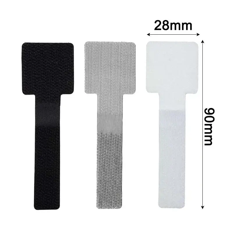 Reusable Self-Adhesive Velcro Cable Ties Power Cord Holder Adjustable Cord Storage Desktop Organizer Manager Velcro Ties New thumbnail 5