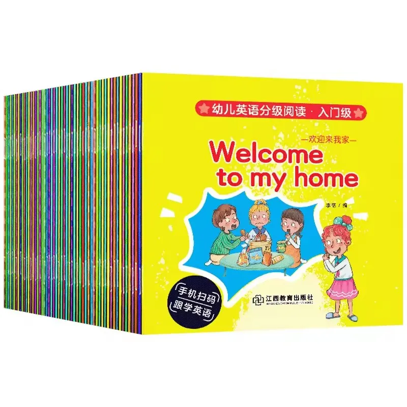 40 Books Children's English Picture Books English Graded Reading Enlightenment for Early Education Including QR Code Video thumbnail 6