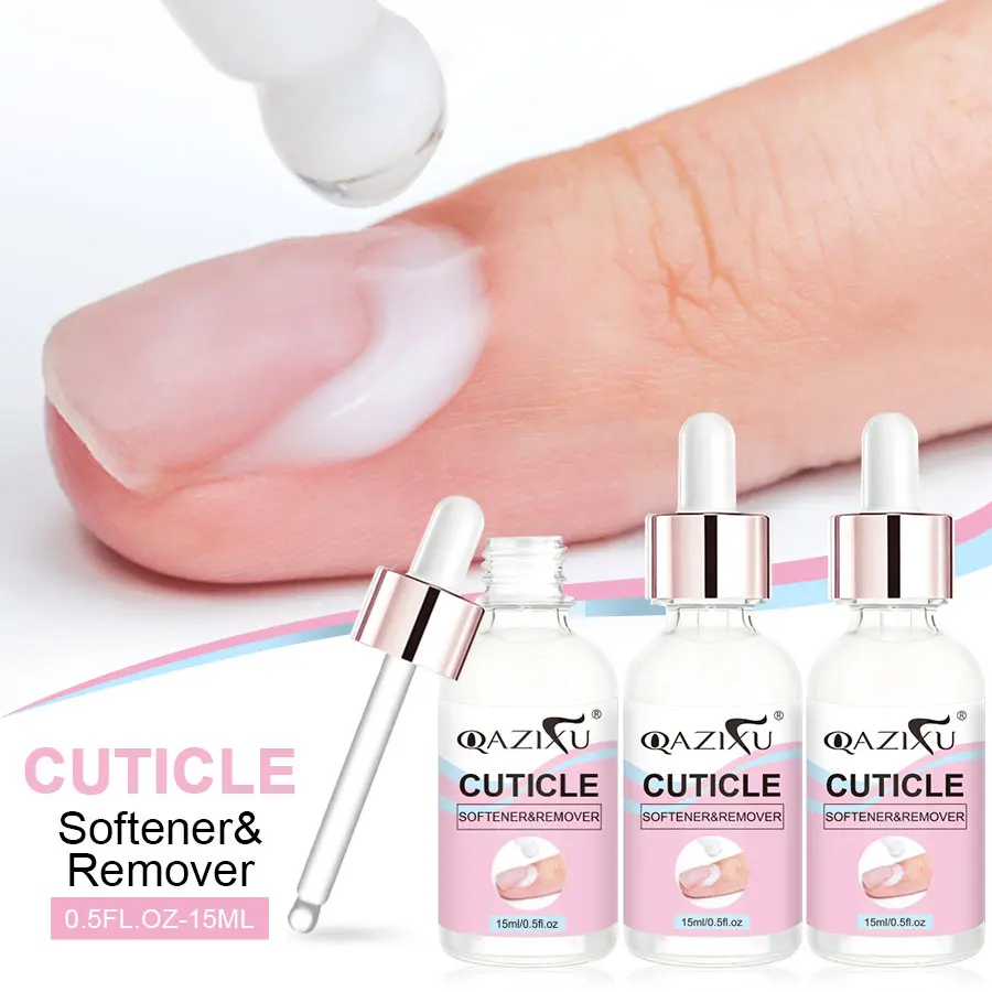 QAZIXU 1-3Pcs 15ml Nail Care Cuticle Remover Nail Polish for Dead Skin Gel Manicure Treatment Tool For Nail Art DIY Salon Home